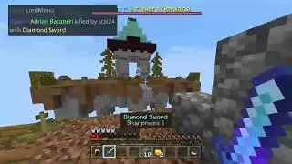 Playing Minecraft SkyWars (First Twitch Stream VOD!)