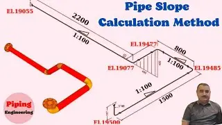 Pipe Slope Calculation with Easy Method