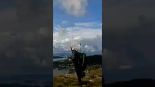Super controll paragliding takeoff. 🤩🤩