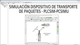 Step 7 - Simulación Dispositivo de transporte de paquetes con PLCSIM y PCSIMU