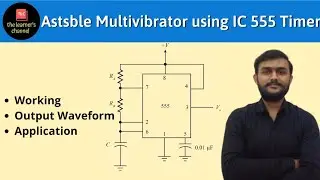 Astable Multivibrator using IC 555 timer || in Hindi