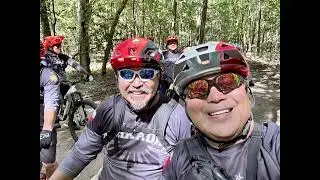Group Ride at Fort Bend MTB Trails at Sugarland in Texas