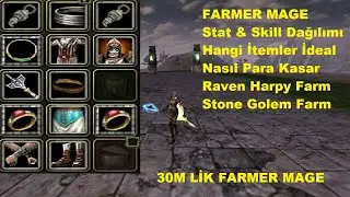 Knight Online En İdeal Farmer Mage | Farm Slotları | Stat&Skill Dağılımı