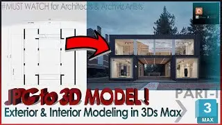 Architecture Modeling & Rendering | 3Ds Max + Corona Renderer | Exterior & Interior🔥 Part - I