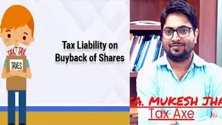 Section 115QA: Tax implication on Buy Back of Shares. Tax free income from share market. #115qa #ca