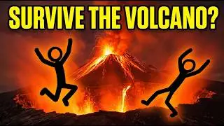 Did He Survive The Volcano? Stick Figure Comedy