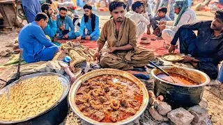 Old Culture street Food in Cattle Market Pakistan 