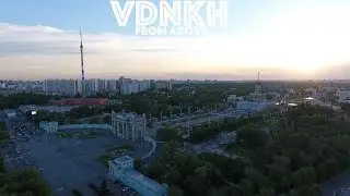 VDNKh from above (Moscow, Russia)