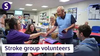 The benefits of volunteering at a stroke support group