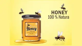 Honey Product Motion Animation 