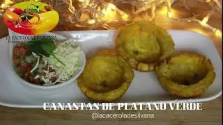 COMO HACER CANASTAS DE PLATANO VERDE - TOSTONES - PATACON