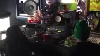 Chris Brown In The Studio With Jacquees Last Night
