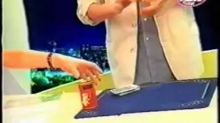 David Stone TV card trick with stephane Vanel
