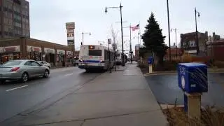 [Chicago Transit Authority] 2002 NovaBus LFS 6711 & 6800 Departing The Jefferson Park Transit Center
