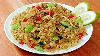 SEDAP BANGET !!! RESEP NASI GORENG PETAI