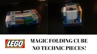 Lego Magic Folding Cube (NO TECHNIC PIECES!)