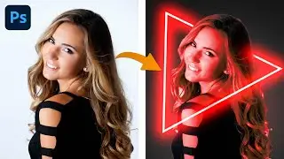 Neon light effect photoshop | Full tutorial video for beginners in Urdu/Hindi