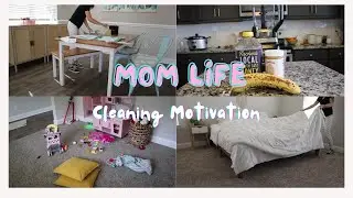Mom life / Clean with me / Cleaning Motivation / home reset / smoothies