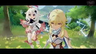 Navia and Traveler Saves Poisson Cutscene | Genshin Impact