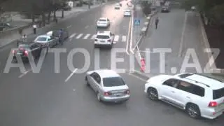 Bakıda qadın zəncirvarı qəzaya səbəb oldu - Avtolent.az