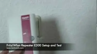 AVM Fritz Box Wifi Repeater Setup and Test