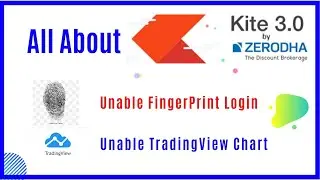 All about zerodha kite 3.0 । How to unable fingure print login in kite app।