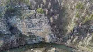 Водопад Кук Караук и скала Калим Ускан