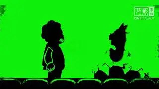 Steven Escorts Brian The Minion Out of the Theater Green Screen