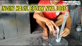 Campuran epoxy dan tiner yang benar #repaint // Bonapaint