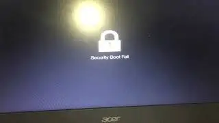 How to Fix Security Boot Fail