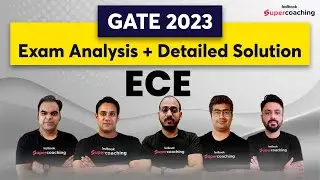 GATE 2023 ECE Paper Solution | GATE 2023 ECE Exam Analysis, Expected Cut off & Answer Key