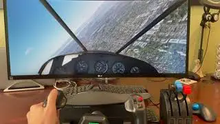MS Flight Simulator w/Logitech Flight Yoke system
