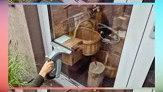 Logu tīrīšana / Window cleaning / Мойка окон