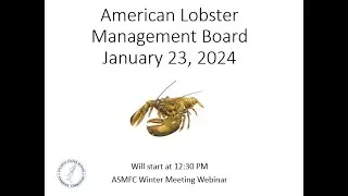 American Lobster Board Proceedings January 2024
