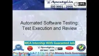 Test Execution and Review - Automated Testing