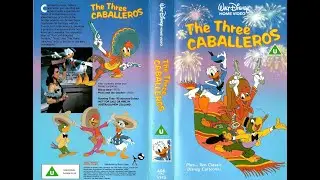 The Three Caballeros UK VHS Opening (Disney) 1986