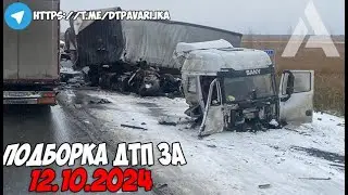 ДТП и авария! Подборка на видеорегистратор за 12.10.24 Октябрь 2024