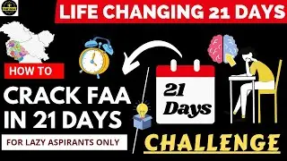 HOW TO CRACK FAA/VLW EXAMS IN JUST 21 DAYS | 21 DAYS CHALLENGE 💪 @prep_indiia