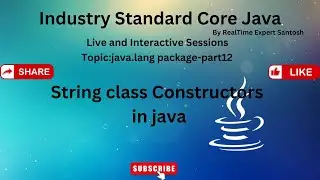 String Class Constructors|Java Tutorial|Java for beginners 2024|Full Stack Java|Online Java Training