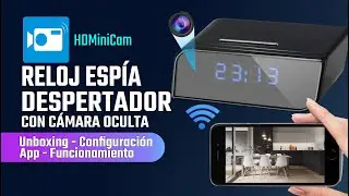 Reloj Despertador con Cámara Oculta Wifi HDMiniCam | Configuración