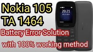 Nokia TA 1464 battery error solution 100% working method   YouTube 