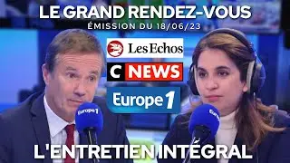 Nicolas Dupont Aignan dans Le Grand Rendez-Vous CNews - Europe1 - Les Échos
