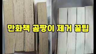 만화책 곰팡이 제거 꿀팁 (ft.변색된 책 복원하기)