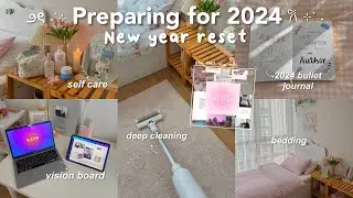 2024 PREPARATION💗 | Decluttering and reseting for 2024, becoming 