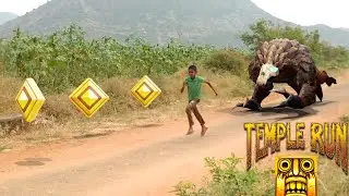 Temple run Blazing sands in real life! Animated short film- Media magic.