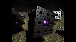 Menger Sponge Fractal (UE4 + Blender)
