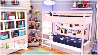 CHILD BEDROOM WITH FUNCTIONAL BUNK BED | The Sims 4 Speed Build