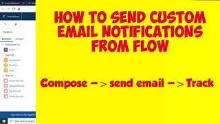 How to Send custom email using Salesforce FLOW | Send Email Action Salesforce