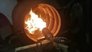 Расход масла горелкой (Жиклёр с 2мя отверстиями)