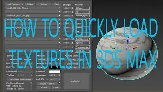 how to quickly load material texture in 3ds max tamil